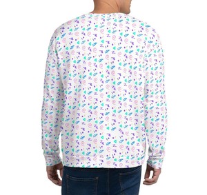 320G100% coton sweat de haute qualité sweat-shirt en coton biologique lourd Logo personnalisé sweat-shirt à col rond surdimensionné vierge - Product Image 3