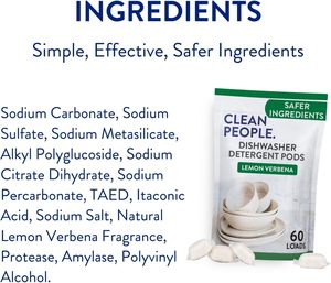 Les dosettes pour lave-vaisselle Clean People, Verveine citronnée, 120 unités - Product Image 5