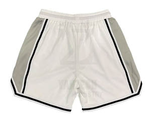 Shorts de basketball en mesh pour homme, style High Street 2023, design tendance, respirant, anti-plis, taille élastique, couleur unie - Product Image 2