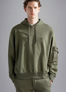 Survêtements 100% coton de qualité supérieure pour hommes, ensembles personnalisés avec capuche respirante écologique et poche pour les bras pour l'hiver - Product Image 5