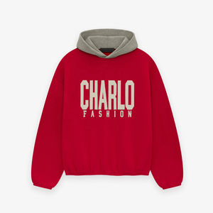Sudadera con Capucha Personalizada al por Mayor para Hombre, Estilo Urbano, Oversize, de Alta Calidad, Hombros Caídos, Corte Cuadrado, 400gsm, con Estampado Puff - Product Image 5
