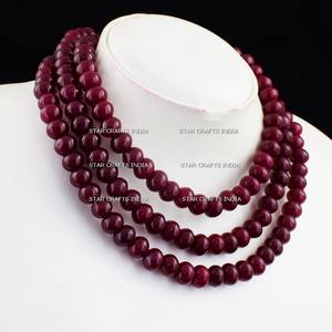 Collier Résine Grosses Perles Déclaration Chunky Perlé Précieux Nouveaux Designs Bijoux Mode Été Vacances Colliers Bijoux - Product Image 2