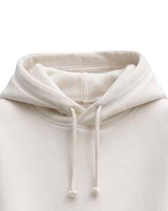 Sweat-shirt à capuche en molleton blanc pour homme, personnalisé par le fabricant, uni, à capuche, décontracté, streetwear, chaud, en coton mélangé, haut - Product Image 6
