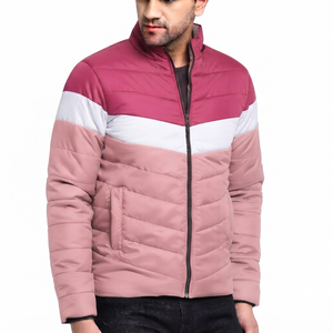 Best Quality Men's On-Trend Winter Puffer Jacket Lightweight Long Sleeves Customizable Stand Collar New Fashion Design-for Bulk - Product Image 5