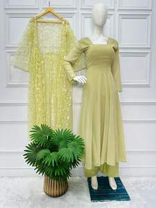 Ropa tradicional india para mujer, trabajo bordado pesado, traje Salwar Kameez, vestido de red elegante, Lehenga Choli, Kurtis étnico musulmán - Product Image 3