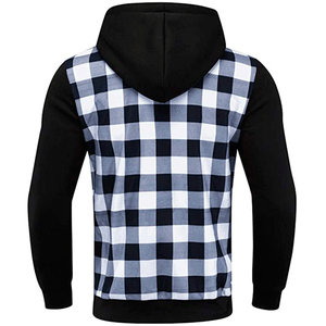High Quality Custom Pullover Cotton Hoodie Solid Pattern <b>Flannel</b> Street Wear Man's Fashion Clothing-Wholesale Blank Sweatshirts - Product Image 2