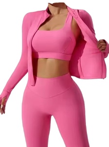 Conjuntos de Yoga para Mujer, Elásticos en 4 Direcciones, Transpirables, Antibacterianos y Anti-Irritación, Precios al por Mayor, Diseños Modernos - Product Image 4