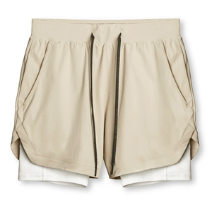 Pantalones cortos de entrenamiento para hombres Pantalones cortos transpirables de secado rápido para hombres Pantalones cortos flexibles hechos de poliéster para hombres - Product Image 5