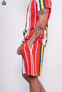 2025 Newest Design <b>T</b> <b>shirt</b> short set Custom Logo Private Label Summer Short and <b>Shirt</b> Set <b>for</b> <b>Men</b> - Product Image 3