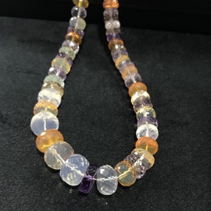 100% Natural IGI Certified AA Grade Rondelle Multi Disco Faceted <b>Beads</b> 8mm-11.5mm <b>Stone</b> <b>Beads</b> Multi Color Multi Fire Vivaaz Gems - Product Image 3