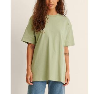 Camiseta Informal de Algodón Suave y Transpirable Personalizada al por Mayor, Camiseta Extra Grande para Mujer de Alta Calidad, Proveedor de Bangladés - Product Image 4