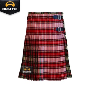 Kilt traditionnel écossais de haute qualité en acrylique solide Stewart pour hommes ONSTYLE SPORTS 16oz Couleur personnalisée - Product Image 1