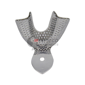Graduated Depth Perforated Trays Incremental Size Markings Stainless Steel For Progressive Tissue Conditioning Impressions - Product Image 1