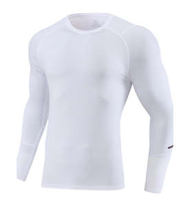 Chemises de compression pour hommes personnalisées, manches longues, séchage rapide, chemise de sport pour hommes, chemises de compression - Product Image 5