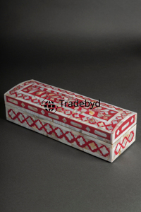 Boîte à bijoux artisanale de qualité supérieure Organisateur de luxe avec incrustation d'os et de vadrouille Décoration intérieure élégante pour les acheteurs exigeants Tradebyd - Product Image 2
