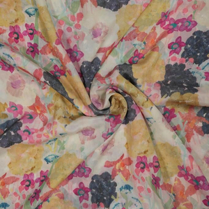 Customized Eco-Friendly Polyester Dobby Fabrics Indian Pakistani Flower Dress for <b>Wedding</b> Curtains Bags-Wholesale Deals - Product Image 1