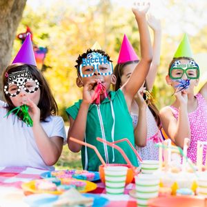 <b>New</b> <b>Year</b> Kids Soccer Glasses Paper Photo Prop Party <b>Decoration</b> - Product Image 1