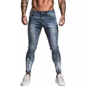 Pantalones Vaqueros de Mezclilla de Cintura Media Estilo Urbano para Hombre, Pantalones Largos Rectos, Lavados y Transpirables - Product Image 1