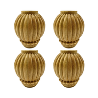 Pieds de canapé en bois de hêtre massif faits à la main, meubles sur mesure pour chambre, bureau à domicile, table de salle à manger/cuisine, chaise, armoire, hôtel, extérieur
