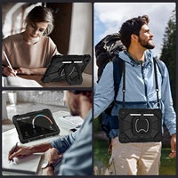 Darbeye Dayanıklı Tablet Kılıfı 360 Derece Dönebilen Standlı Kalem Tutucu Samsung Galaxy Tab A11 Plus A9 Plus 11 İnç için