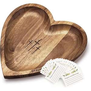 Handmade Tibetan Bowl New Heart <b>Prayer</b> Bowl Carved Wood <b>Candle</b> Making Home Decor <b>Candles</b> Centerpiece Bowl - Product Image 1