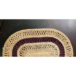 Paillasson en jute durable et élégant, respectueux de l'environnement, par Mukherjee Handicrafts, 49 cm x 33 cm x 1 cm - Product Image 6