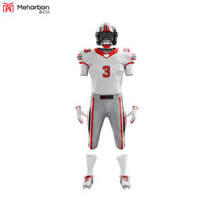 เสื้อฟุตบอลอเมริกันแบบขายส่ง ออกแบบเองได้ ระบายอากาศได้ดี ไซส์ใหญ่ คุณภาพสูง ใหม่ ปรับแต่งชื่อและหมายเลขได้ - Product Image 4