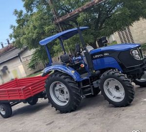 Expédition rapide disponible pour les tracteurs Lovol 50HP 60HP 70HP 4WD, équipement agricole de qualité supérieure en stock avec livraison rapide disponible - Product Image 1