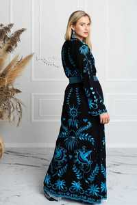 2022ใหม่ผู้หญิงที่กำหนดเองเครื่องแต่งกายดอกไม้ปักกิโมโนคาร์ดิแกนยาวสำหรับผู้หญิงผ้าฝ้าย100% ปกคลุมชายหาด - Product Image 2