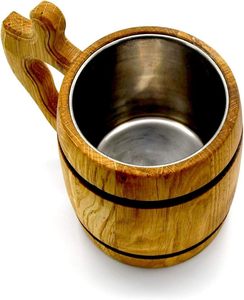 ARTSAN AURA Tasse à vin et à bière de luxe en acier inoxydable grande capacité avec poignée Prix bas pour cadeaux d'affaires - Product Image 1