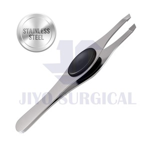 Juego de pinzas para cejas BeautyTrack Rosa profesional de alta calidad, superventas, pinzas para el cabello INCLINADO DE ACERO INOXIDABLE - Product Image 4