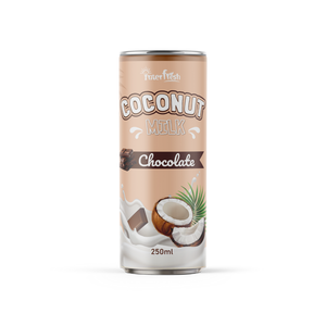 Vietnam Interfresh <b>Chocolate</b> Coconut Milk 180ml 250ml Alucan High Vitamin OEM ODM OEM for USA/Canada Store Brands | HACCP HALAL - Product Image 1