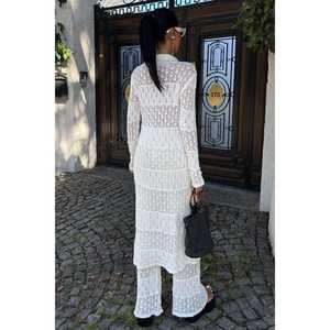 Conjunto de Cárdigan Largo Informal Bridget 9881, Tejido de Punto Transpirable para la Temporada de Primavera - Product Image 6