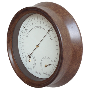 Barómetro de metal con termómetro de Dial e higrómetro - Product Image 5