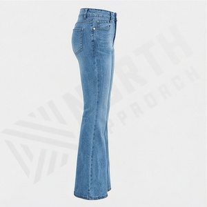 <b>Women's</b> Denim <b>Jean</b> Flare Flared Stretch Bootcut <b>Jeans</b> Trendy Denim Pants Fashionable And Manufacture Casual Street Wear Top - Product Image 4
