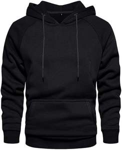 Sudaderas de ropa para correr de peso pesado Impresión personalizada Hombres Jersey liso Sudadera con capucha Bordado Sudaderas con capucha de gran tamaño - Product Image 3