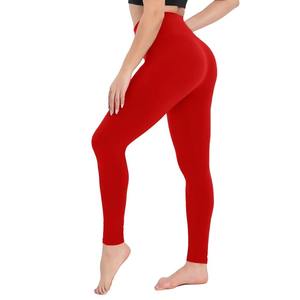 Femmes taille haute sans couture Yoga Fitness décontracté respirant sport Fitness pantalon serré respirant Polyester Spandex Leggings - Product Image 2