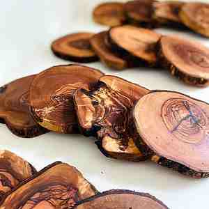 Sous-verres en bois de Sesham ardoise faits à la main conception personnalisée finition noyer exportateur fabricant inde - Product Image 2