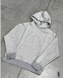 Sweat à capuche surdimensionné zippé en molleton français 420 GSM, couture contrastée, streetwear personnalisé, nouvelle mode de haute qualité - Product Image 1