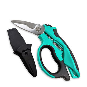 Ciseaux d'électricien robustes multifonctions de 204MM avec encoche de câble souple OEM ODM Taiwan fournisseur - Product Image 1