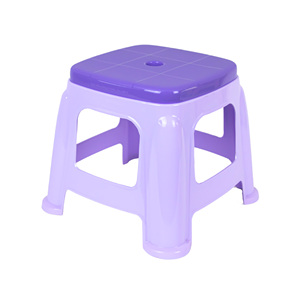Lightweight Plastic Square Step <b>Stool</b> Portable Stackable Ottoman for Bedroom Apartment School - Product Image 5