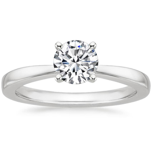 Anillo de boda de diamante cultivado en laboratorio de corte redondo personalizado al por mayor anillo de compromiso solitario hecho a mano de diamante para mujer - Product Image 1