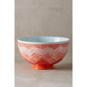 Bol imprimé en émail à motifs floraux Bols de service légers en métal Artisanat Accessoires de cuisine Bol à pouding pour laver les fruits - Product Image 5