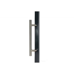 Mango fijo de acero inoxidable 450mm, 90 grados, un lado, PLATA - Product Image 1