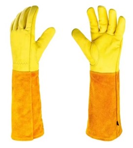 Gants de soudage Tig résistants à la chaleur pour hommes équipement de protection en cuir pour le travail quotidien et la cheminée Tig Mig Tig pour le travail - Product Image 1