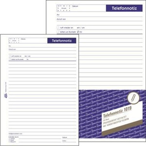 Avery Zweckform DIN A5 Meeting Notes <b>Memo</b> <b>Pads</b> 50 Sheets - Product Image 1