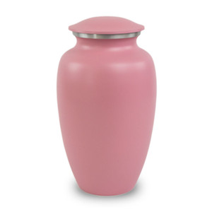 Vente chaude Bébé Rose À La Main En Métal Urne Crémation Dernière Conception En Aluminium Funéraire Mémorial Souvenir Cendres Enterrement De Noël - Product Image 2