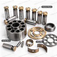 Kit de réparation de pompe hydraulique Doosan 401-00424 KYB : Pièces de bloc-cylindres et de plaque de soupape pour DX60-7 DH60-7 PSVD2-17E PSVD2-21E PSVD2-27E