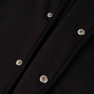 Veste universitaire en laine et manches en cuir PU véritable, veste de baseball pour hommes et femmes, broderie personnalisée, patchwork - Product Image 4