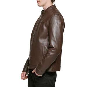 Veste de motard en cuir de vache de qualité supérieure, unisexe, personnalisée, en toile, pour l'hiver, style moto, vente chaude 2025 - Product Image 2